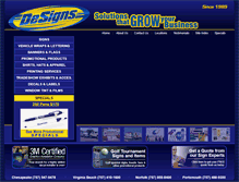 Tablet Screenshot of designsincva.com